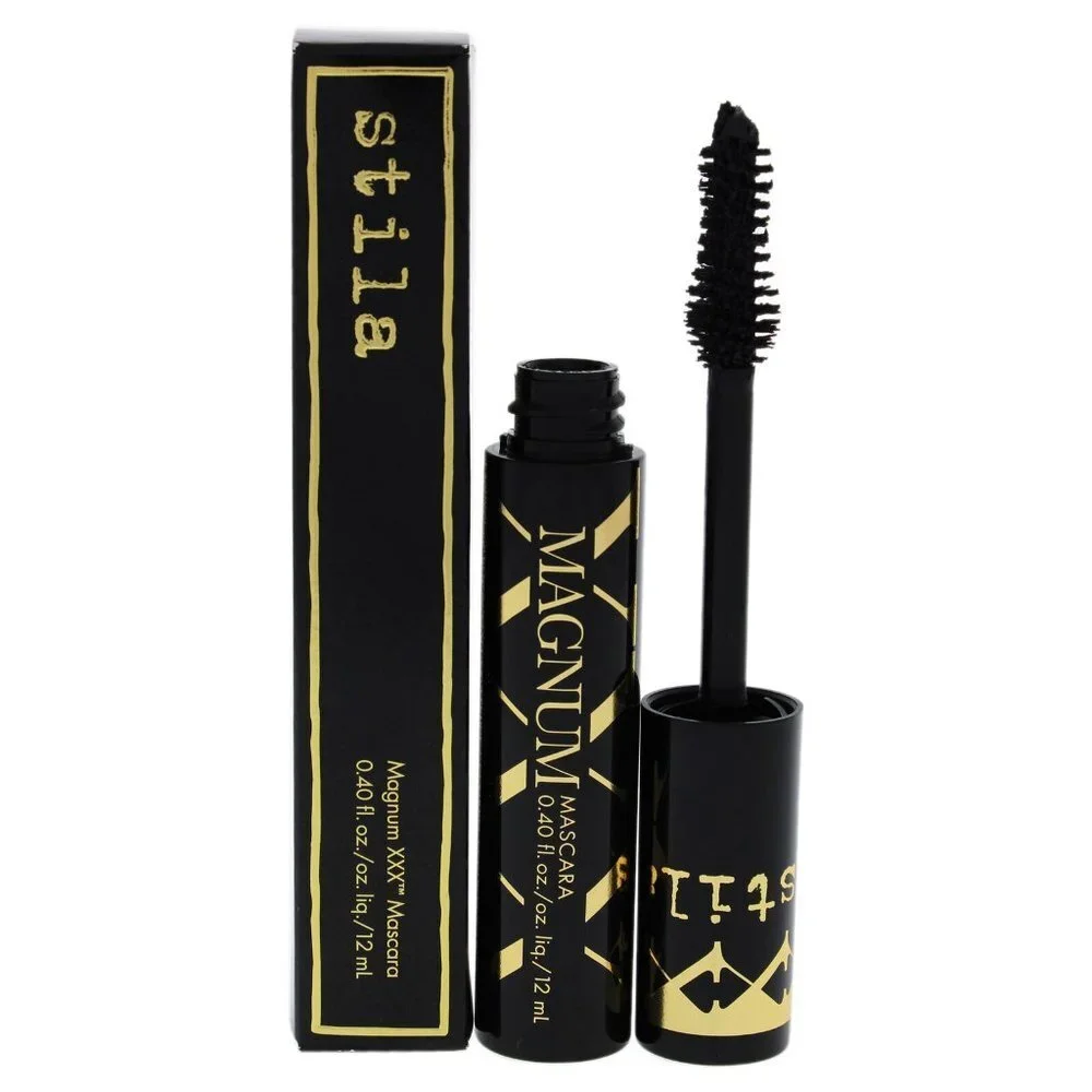 Stila Magnum XXX Mascara Intense Black 0.4oz Full Sz NIB Lightweight Mega Volume